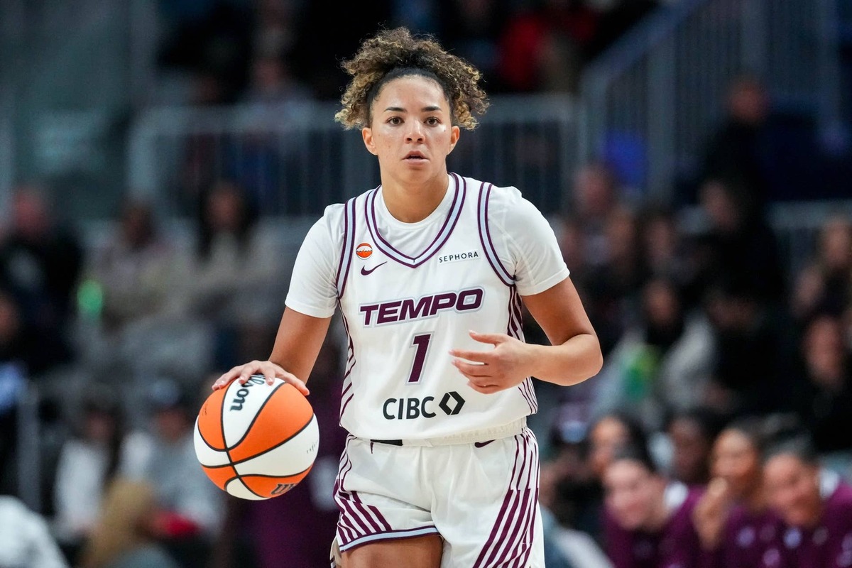  Toronto Tempo guard Kiki Rice (1) Kevin Sousa-Imagn Images