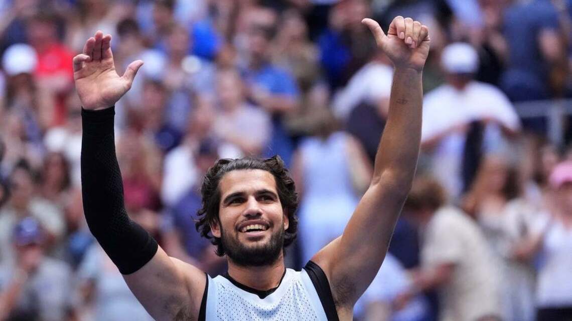 No. 2 Alcaraz sweeps No. 20 Paul to reach US Open quarters