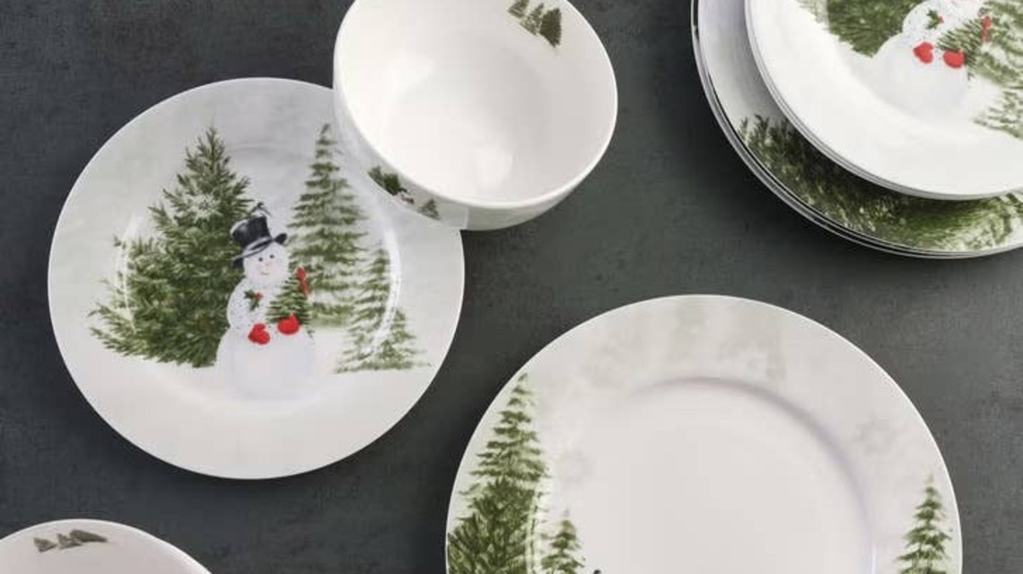 Costco's Adorable Snowman Dinnerware Set Is Bringing a Little Extra Magic to Holiday Tables 