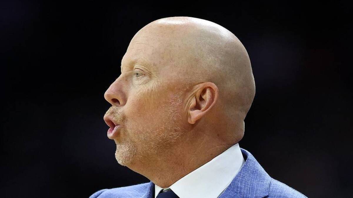  Mar 20, 2026; Philadelphia, PA, USA; UCLA Bruins head coach Mick Cronin reacts in the first half during a first round game of the men's 2026 NCAA Tournament at Xfinity Mobile Arena. Mandatory Credit: Bill Streicher-Imagn Images | Bill Streicher-Imagn Images 