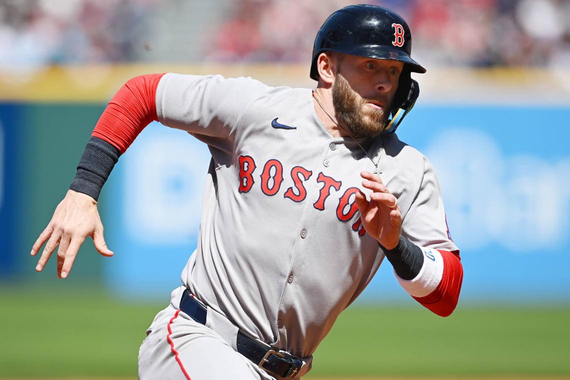  Boston Red Sox shortstop Trevor Story (10) Ken Blaze-Imagn Images