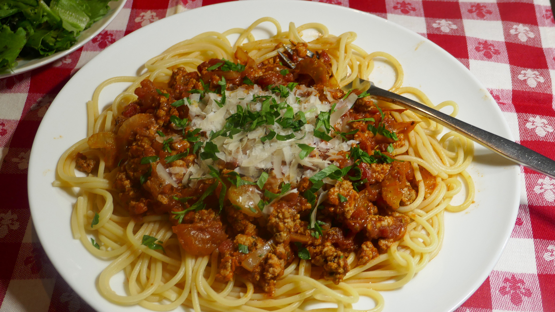 Quick Fix: Pork Bolognese 