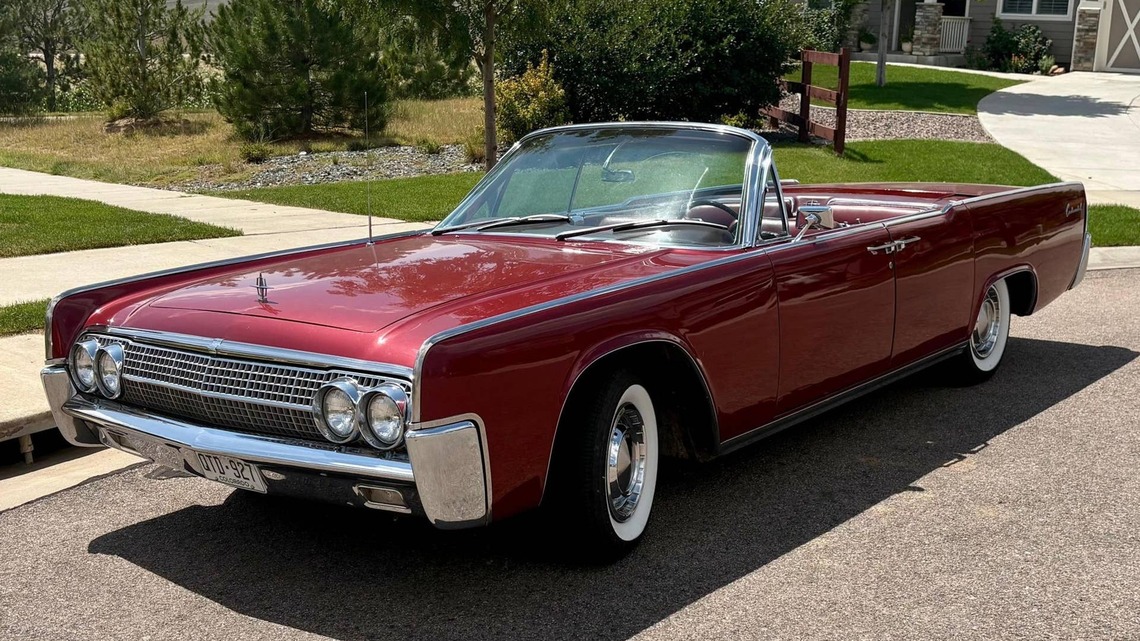 1963 Lincoln Continental Convertible for Sale With 86,000 Miles Shown 