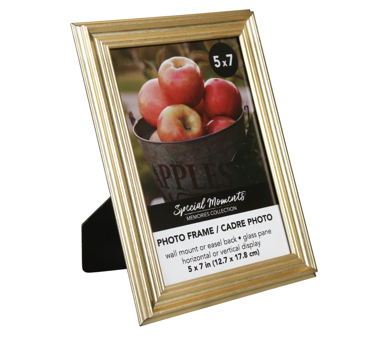 Gold photo frameCourtesy of Dollar Tree
