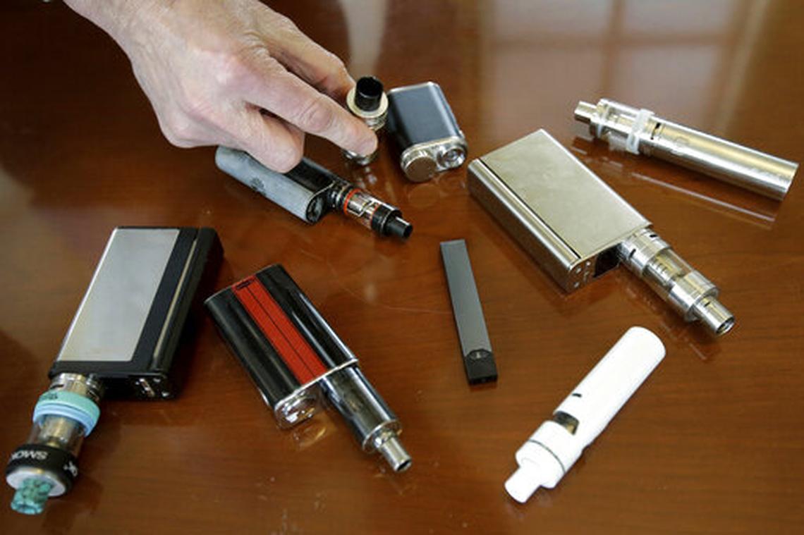 E-cigarettes come in varying shapes and sizes, with varying doses of nicotine.