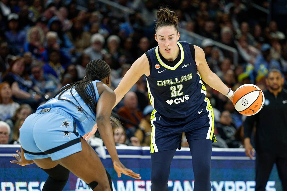  Dallas Wings forward Jessica Shepard (32) Kamil Krzaczynski-Imagn Images