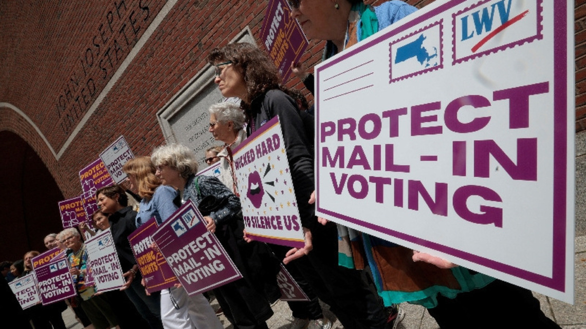 Trump's mail-in voting restrictions blocked by a second judge 