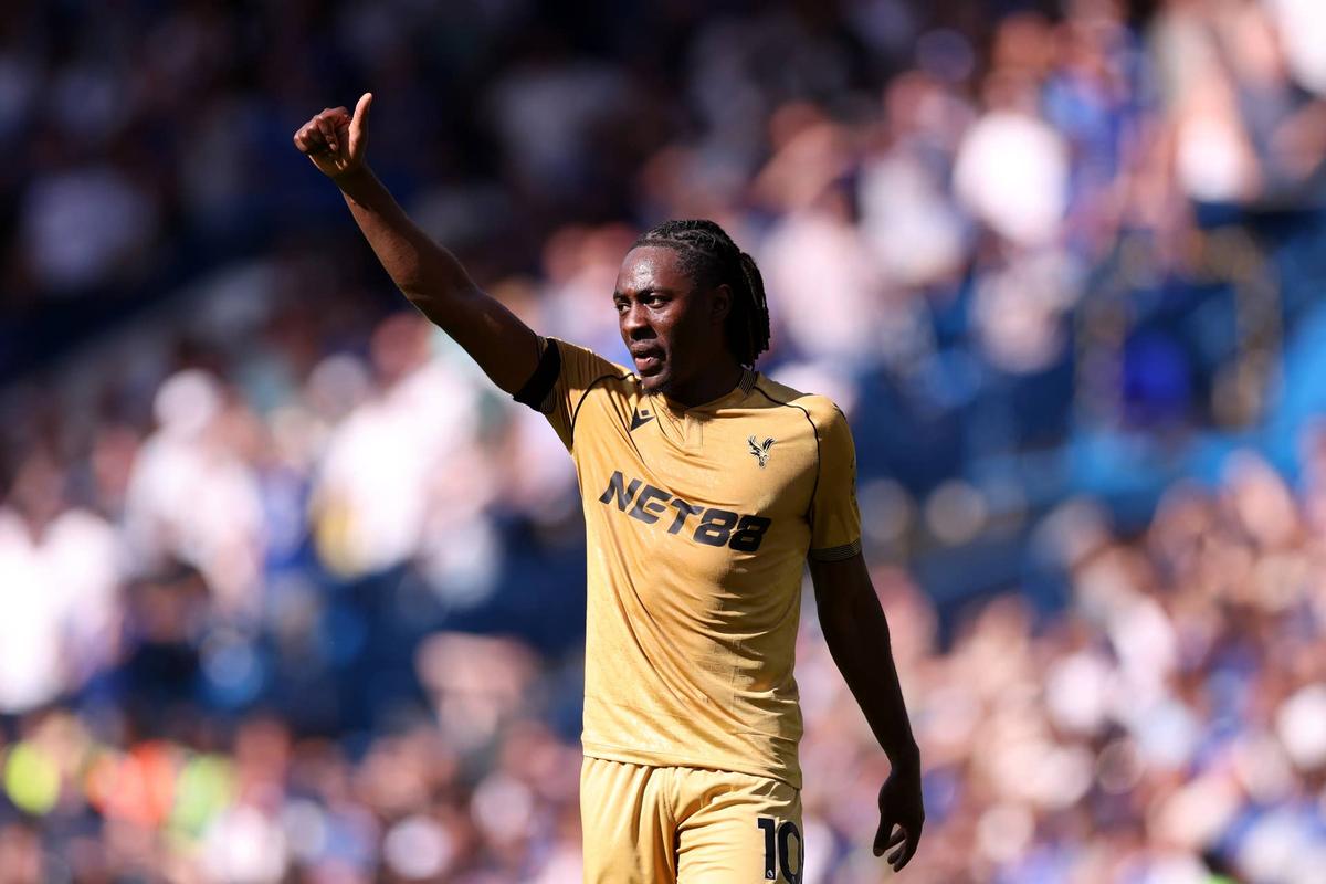  Eberechi Eze during the Premier League match between Chelsea and Crystal Palace at Stamford Bridge on August 17, 2025. getty images