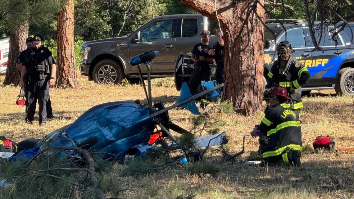 One person airlifted after small helicopter crashes in Colorado 