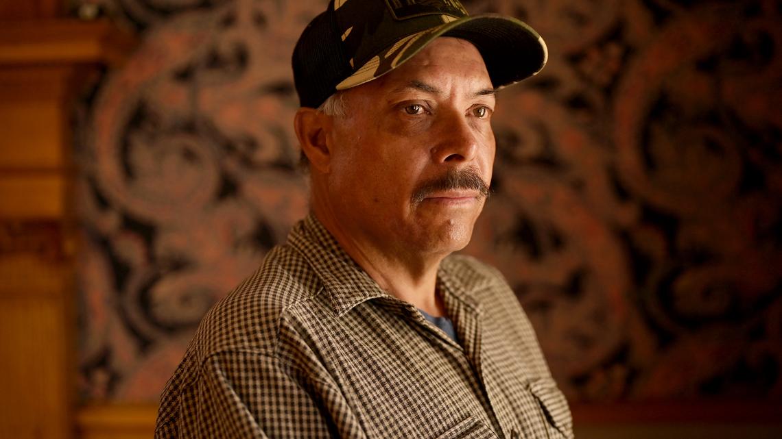 Javier Campos poses for a portrait at his lawyer's office in Denver on Friday, April 10, 2026. Campos spent nearly 100 days in the ICE detention facility in Aurora, Colorado, but was freed after his attorney, Hans Meyer, filed a habeas corpus motion arguing he was begin wrongfully detained. His immigration case is still underway. (Hyoung Chang/The Denver Post/TNS)