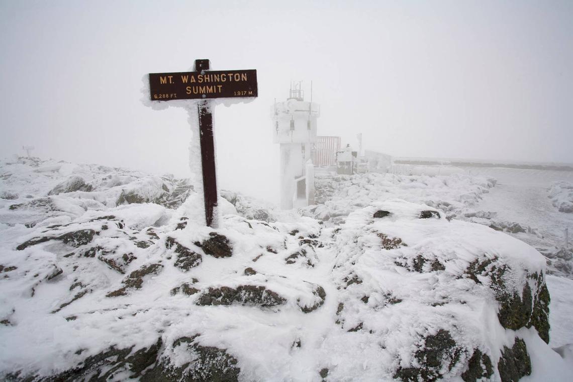  Mt. Washington has a reputation for seeing the "world's worst" weather. 