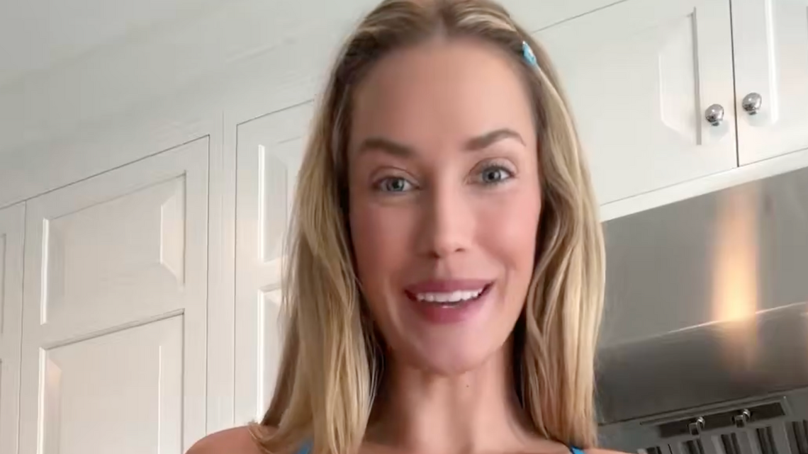 Paige Spiranac's First Cooking Video Has More Than 7 Million Views 