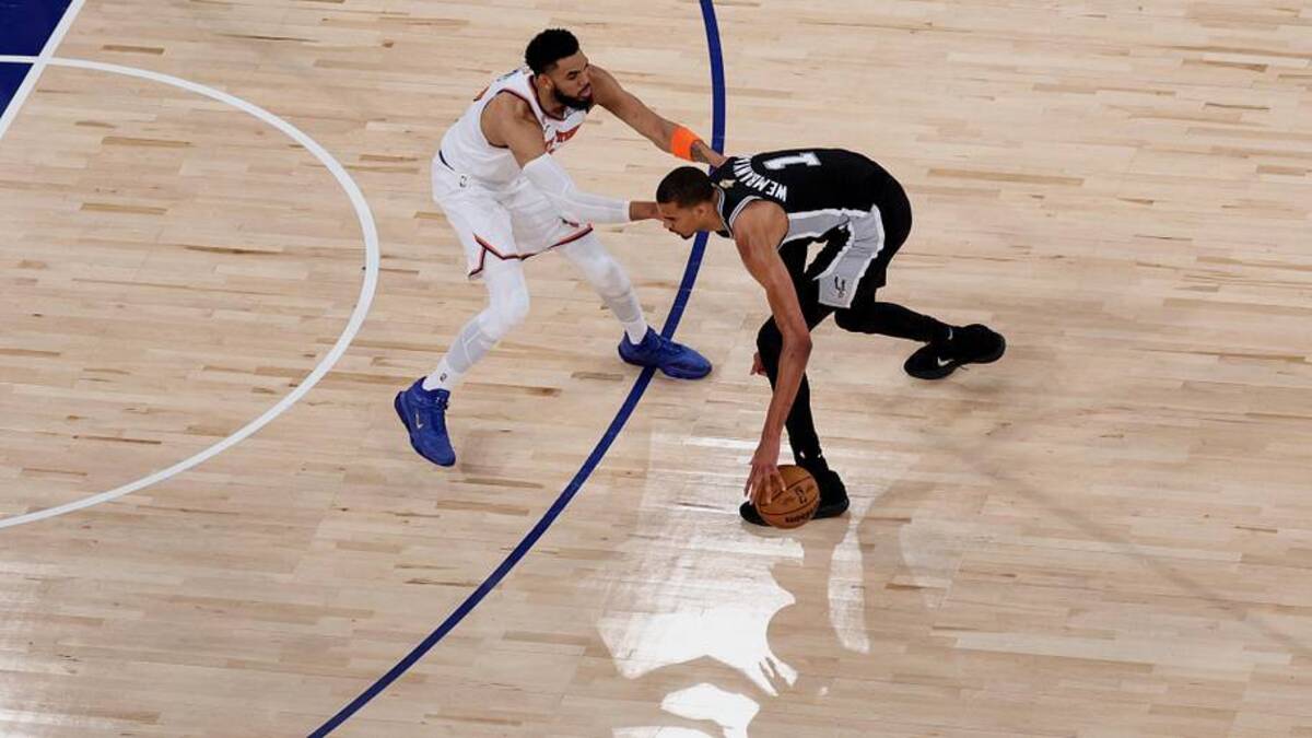 Victor Wembanyama shot some ill-advised threes as the Spurs' 29-point lead fell apart. | Vincent Carchietta-Imagn Images 
