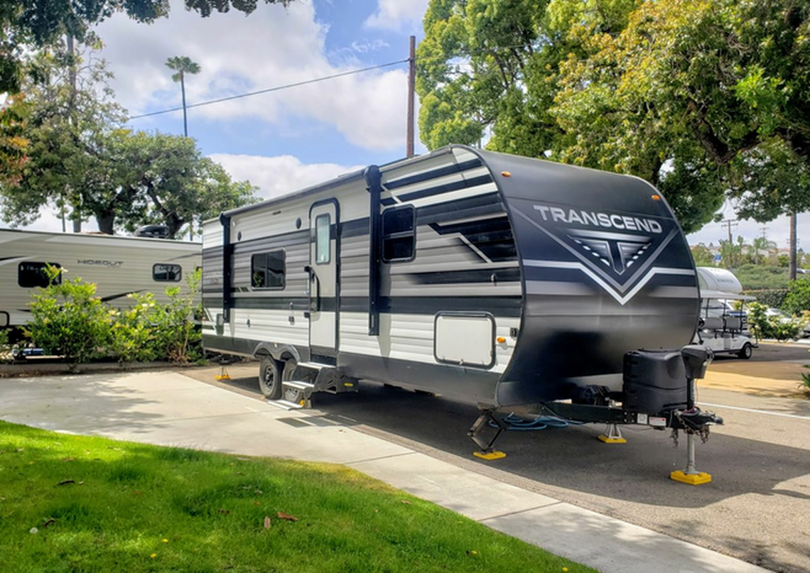  RVshare rental was delivered to the campground. Photo credit: Gwen Kleist 