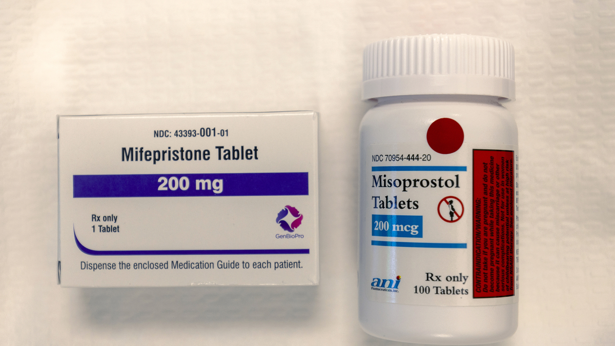 In this photo illustration, Mifepristone and misoprostol are seen at Wyoming's last abortion clinic, Wellspring Center March 10, 2025, in Casper, Wyoming. (Photo illustration by Natalie Behring/Getty Images/TNS)