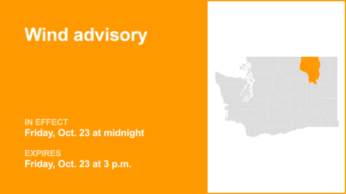 UPDATE: Wind advisory affecting Okanogan Highlands Friday, says the NWS ...