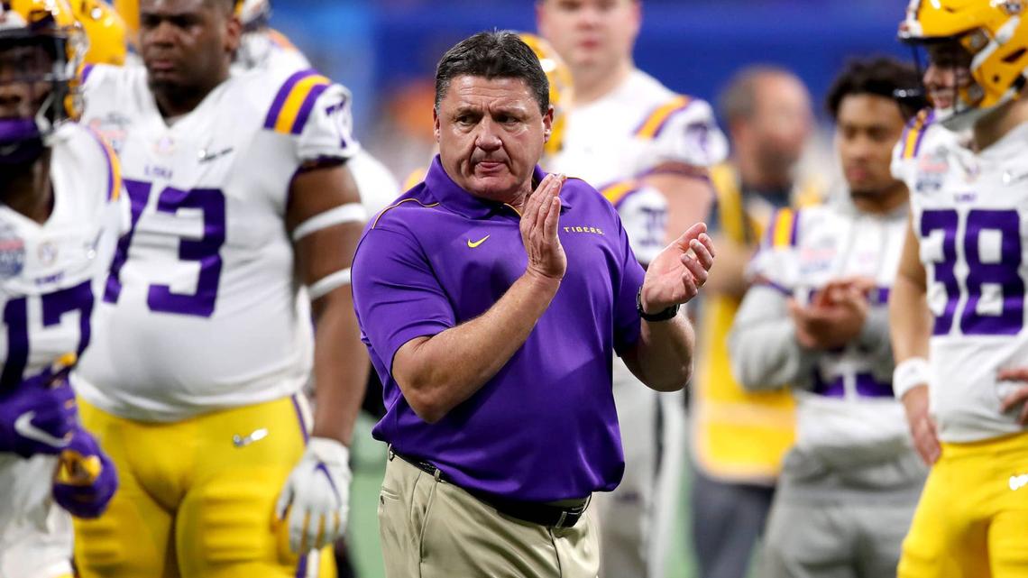 Ed Orgeron Takes Shot At Brian Kelly After Return To LSU 
