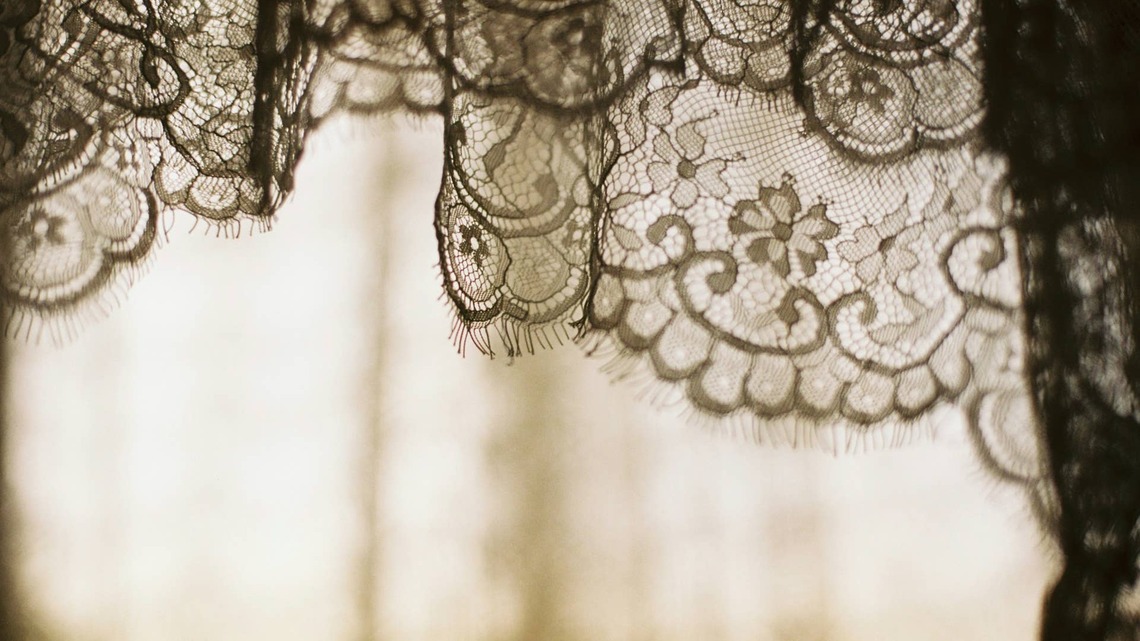 This DIY Lace Lampshade Gives Harsh Overhead Lighting a Romantic Glow-Up 