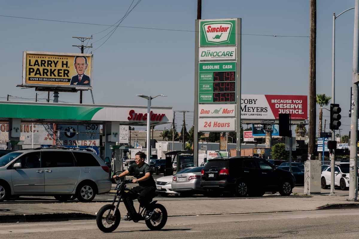  It could take some time for gas prices to fall following the end of the Iran war. Mark Abramson / Bloomberg / Getty Images