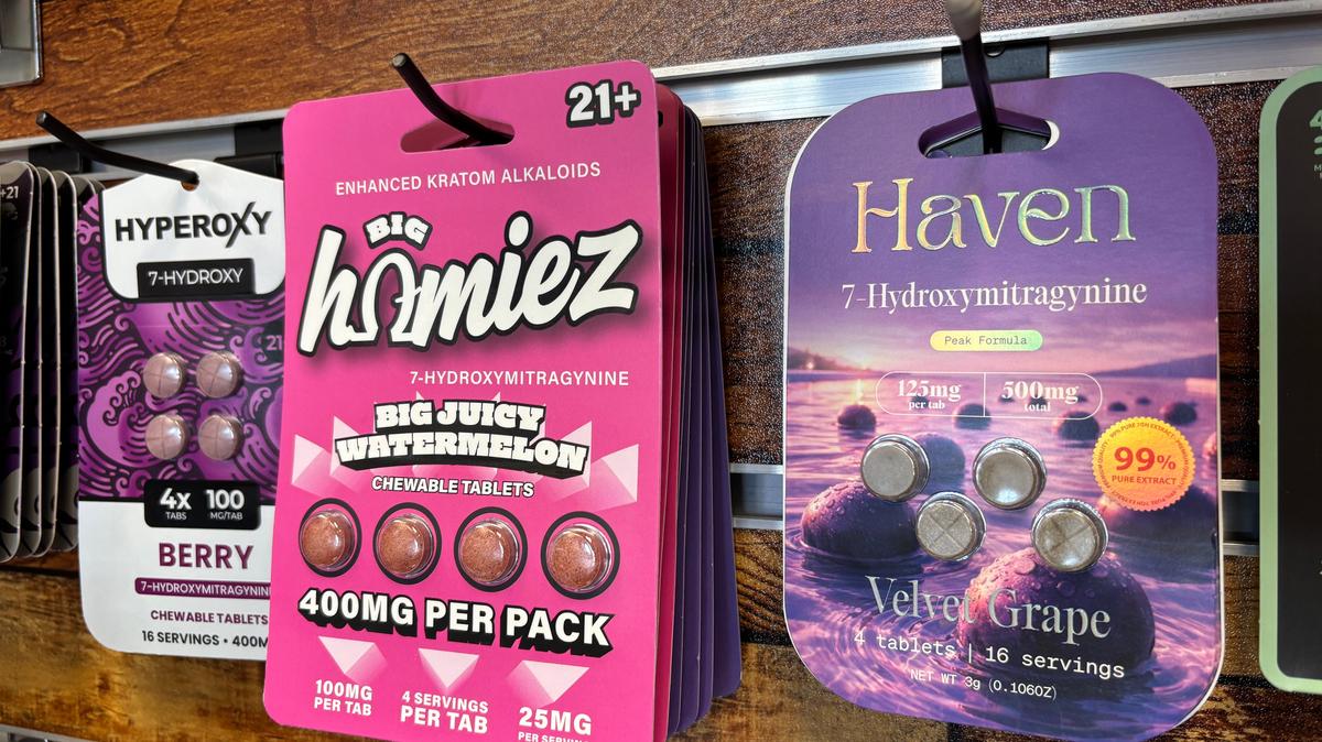 A synthetic form of kratom called 7-hydroxymitragynine, or 7-OH, is sold in tablet form and said to be more potent than kratom from dried leaves of a plant that is native to Southeast Asia. (Chad Livengood/The Detroit News/TNS)