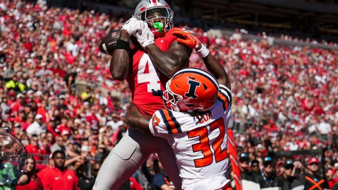 Buckeyes' Jeremiah Smith new Heisman favorite after 4-TD game 