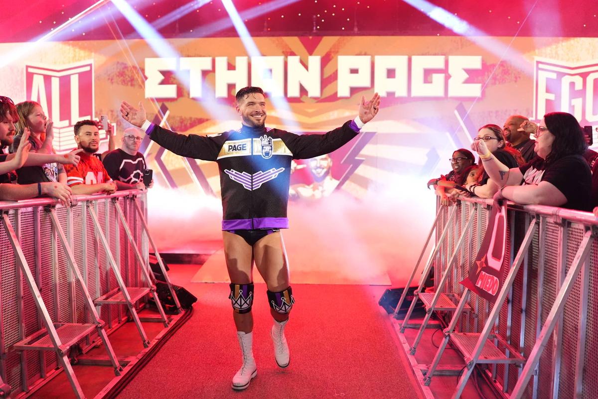  Ethan Page will headline his first WWE event in a singles championship match.