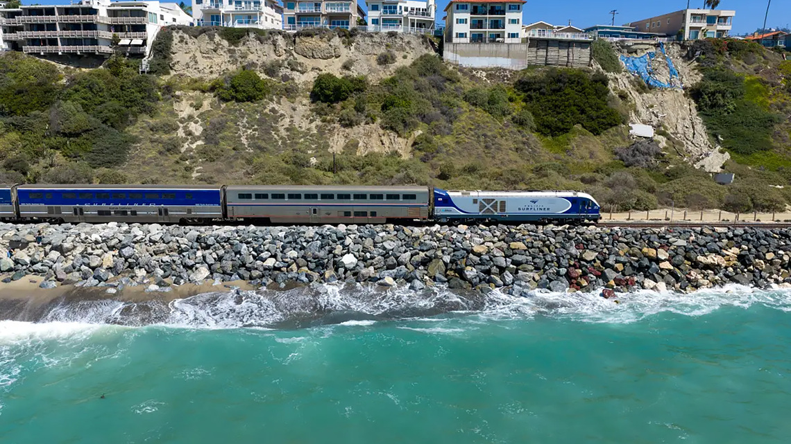 Metrolink suspends iconic coastal route due to high tides 