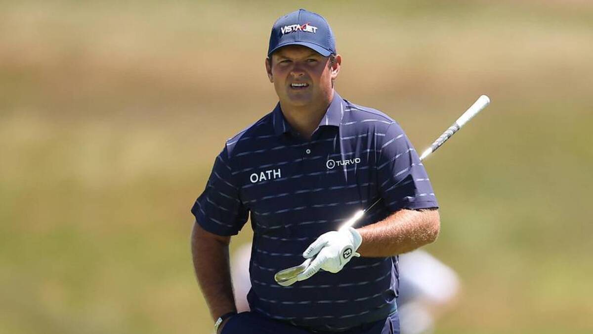  Patrick Reed walks up hole 13 during a practice round for the U.S. Open golf tournament. | Bill Streicher-Imagn Images 