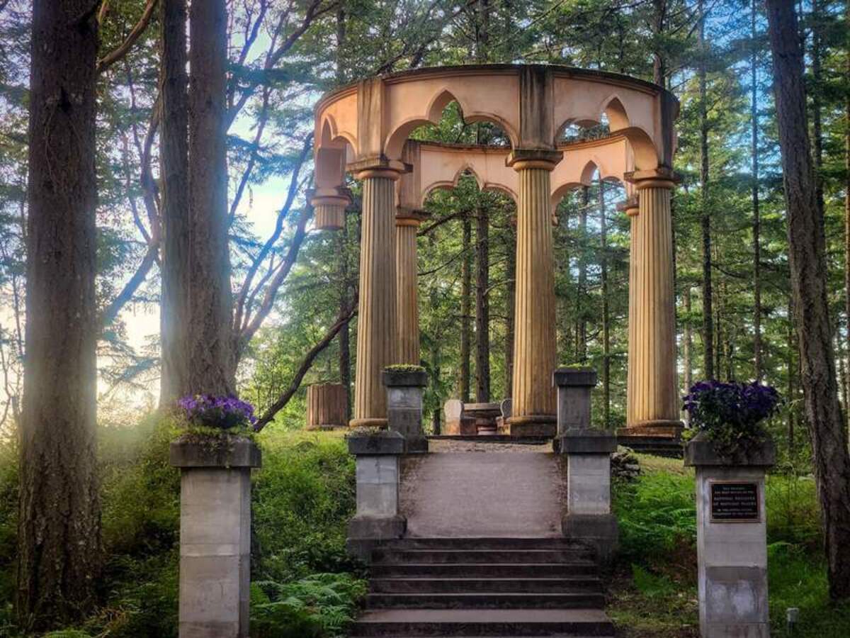  The mausoleum at Roche Harbor is a short walk from the Hotel de Haro. Photo credit: June Russell-Chamberlin 