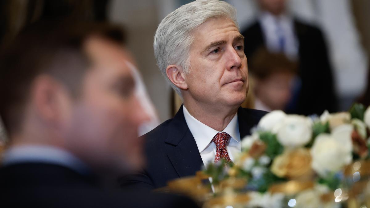The Inauguration Of Donald J. Trump As The 47th President. U.S. Supreme Court Associate Justice Neil Gorsuch attends a luncheon following the inauguration of U.S. President Donald Trump at the U.S. Capitol on January 20, 2025 in Washington, DC.