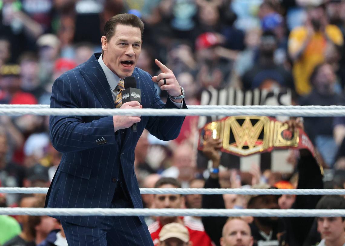 John Cena will return to host Night Two of WrestleMania 42.Getty Images