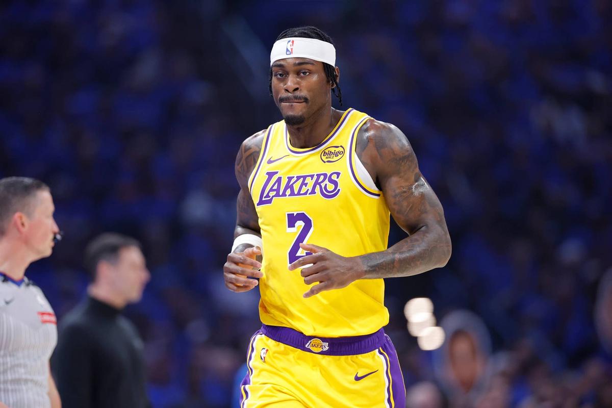  Los Angeles Lakers forward Jarred Vanderbilt Alonzo Adams-Imagn Images