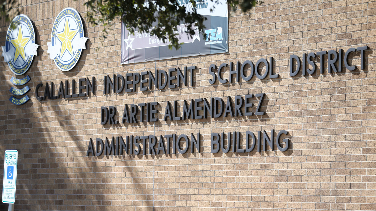 The Calallen Independent School District Administration Building, located at 4205 Wildcat Drive, in Corpus Christi, Texas, seen on Saturday, Nov. 23, 2024.