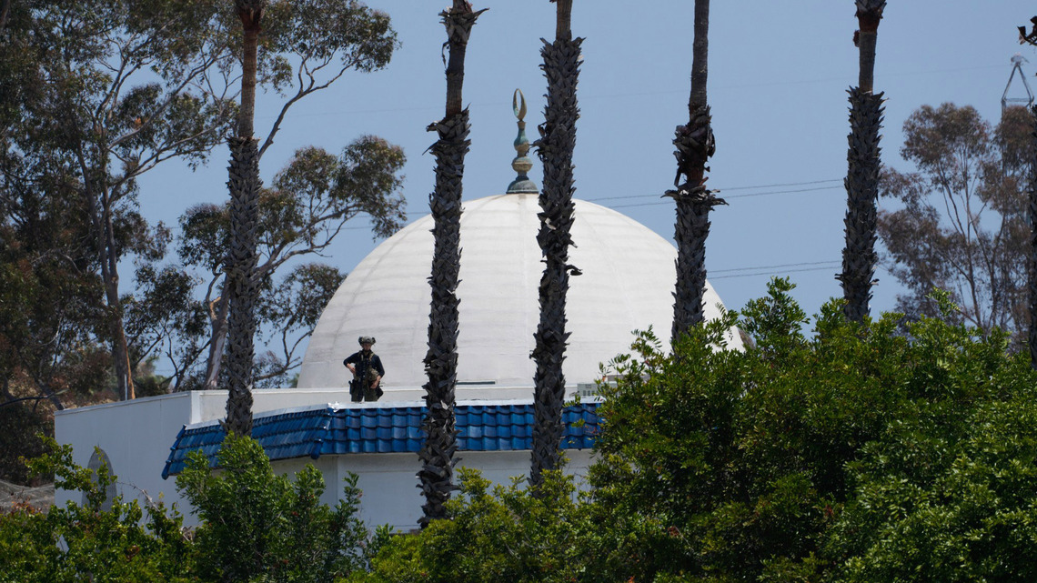 Why is the San Diego mosque killing case against a teen girl being tried in North Carolina? 