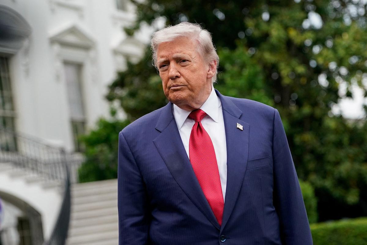 U.S. President Donald Trump listens to reporters at the White House in Washington, D.C., U.S., May 8, 2026. REUTERS/Elizabeth Frantz/File Photo