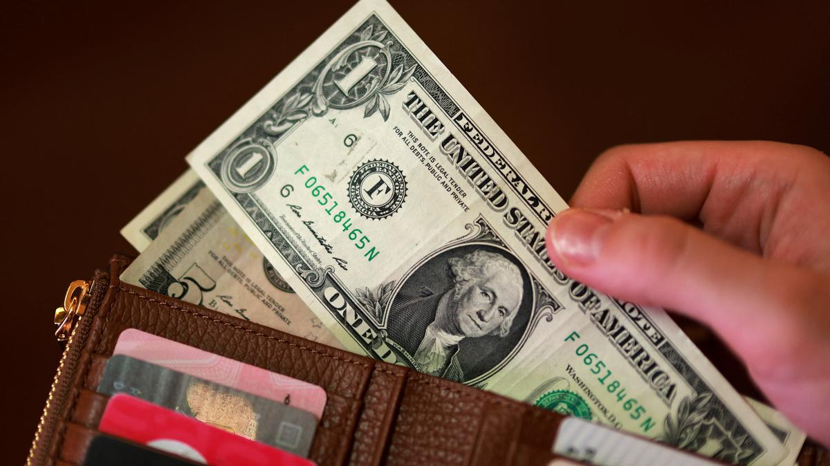 U.S. dollar banknotes are seen in this illustration taken March 24, 2026. REUTERS/Dado Ruvic/Illustration