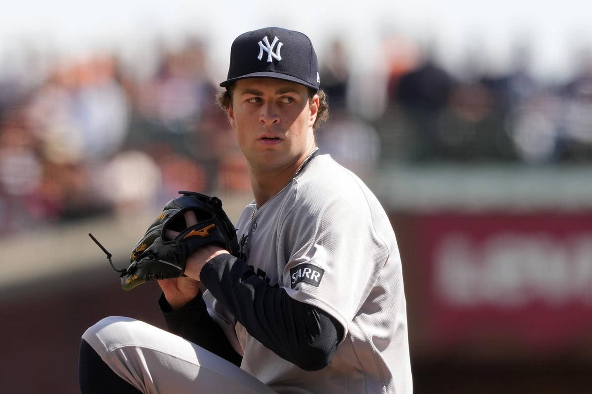  Cam Schlittler's elite velocity allows diminished late-inning fastballs to remain difficult for hitters consistently. © Darren Yamashita-Imagn Images 
