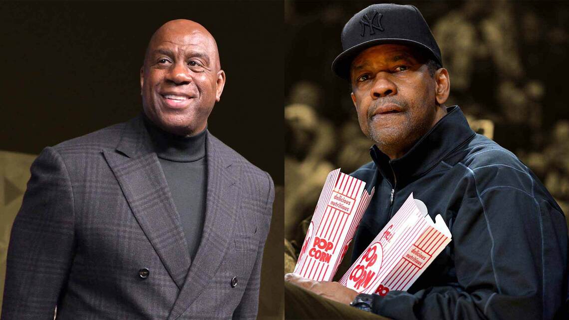"He opened my eyes up" - Magic Johnson reveals how dinner with Denzel Washington inspired his most expensive passion 