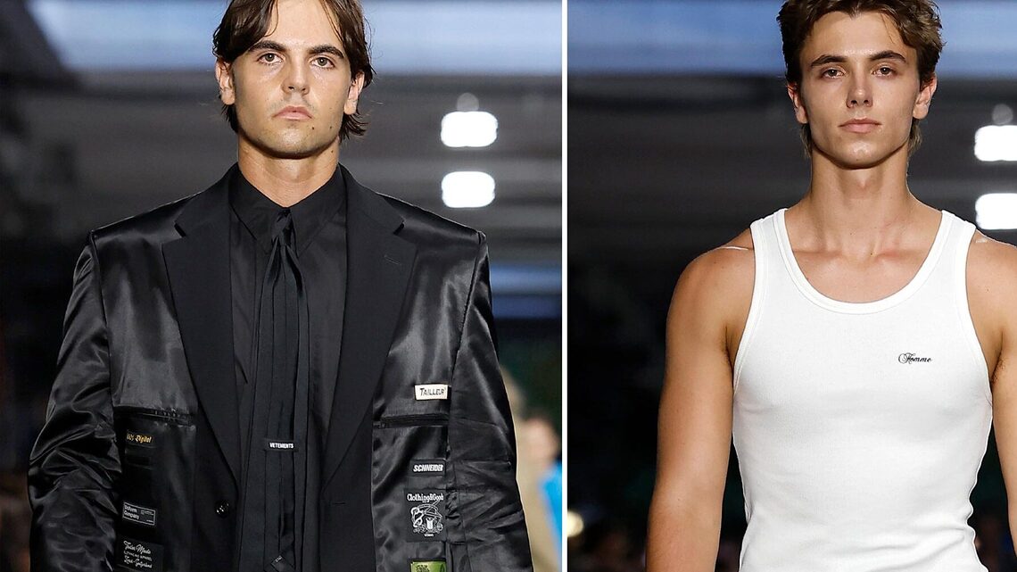 Britney Spears' Sons Preston and Jayden Walk Paris Fashion Week Runway 