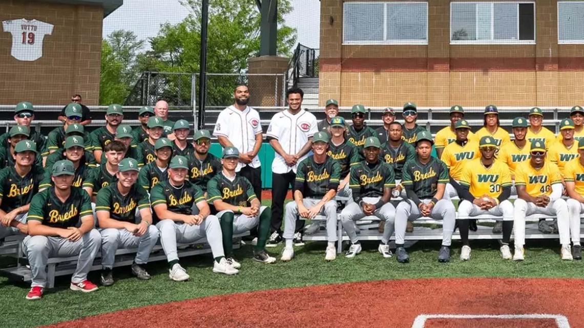 MLB stars hang out with HBCU baseball players 