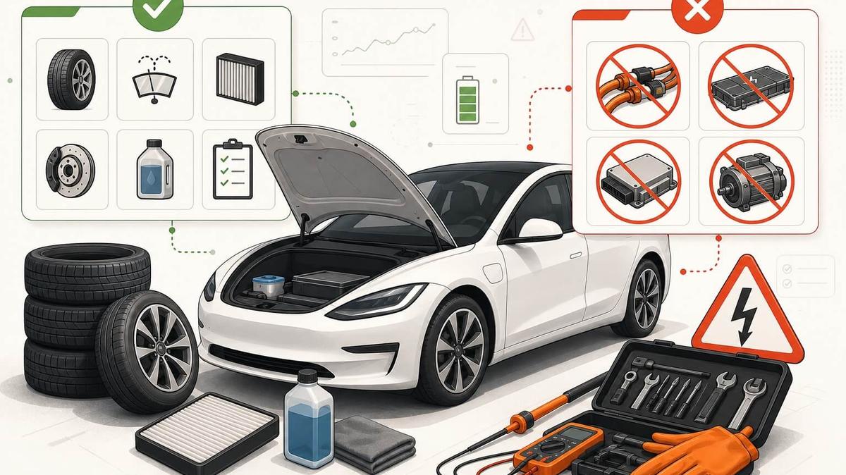 DIY EV maintenance. 