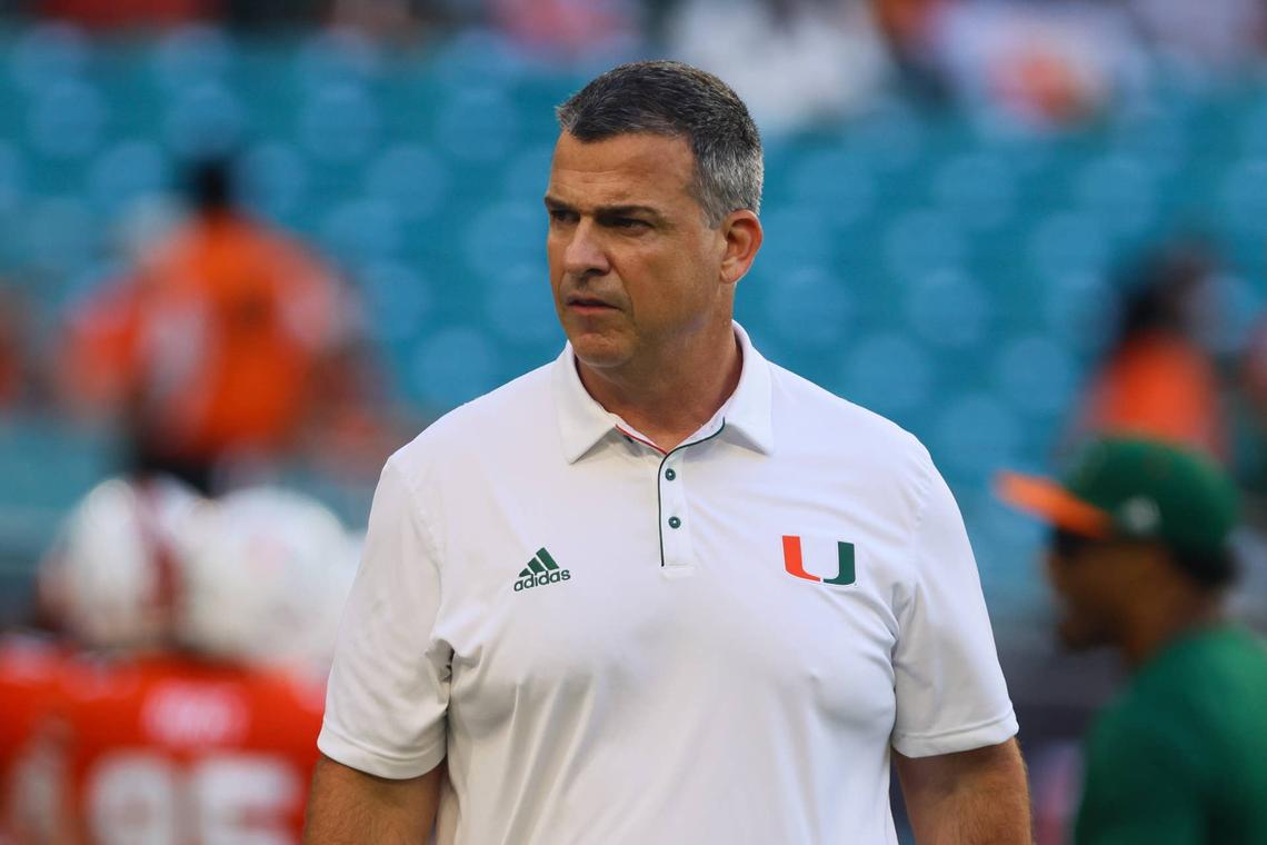  Miami Hurricanes head coach Mario Cristobal. Sam Navarro-Imagn Images 