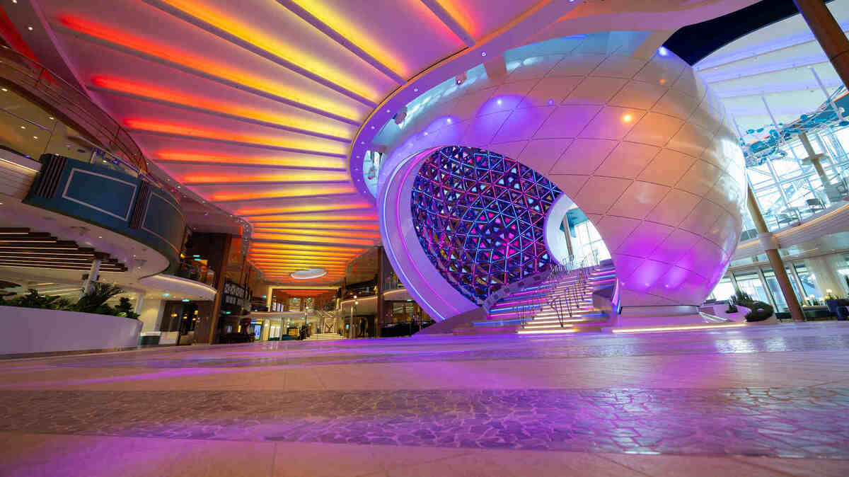 Legend of the Seas includes Icon-class favorite features like The Pearl, the world's largest kinetic art sculpture. 