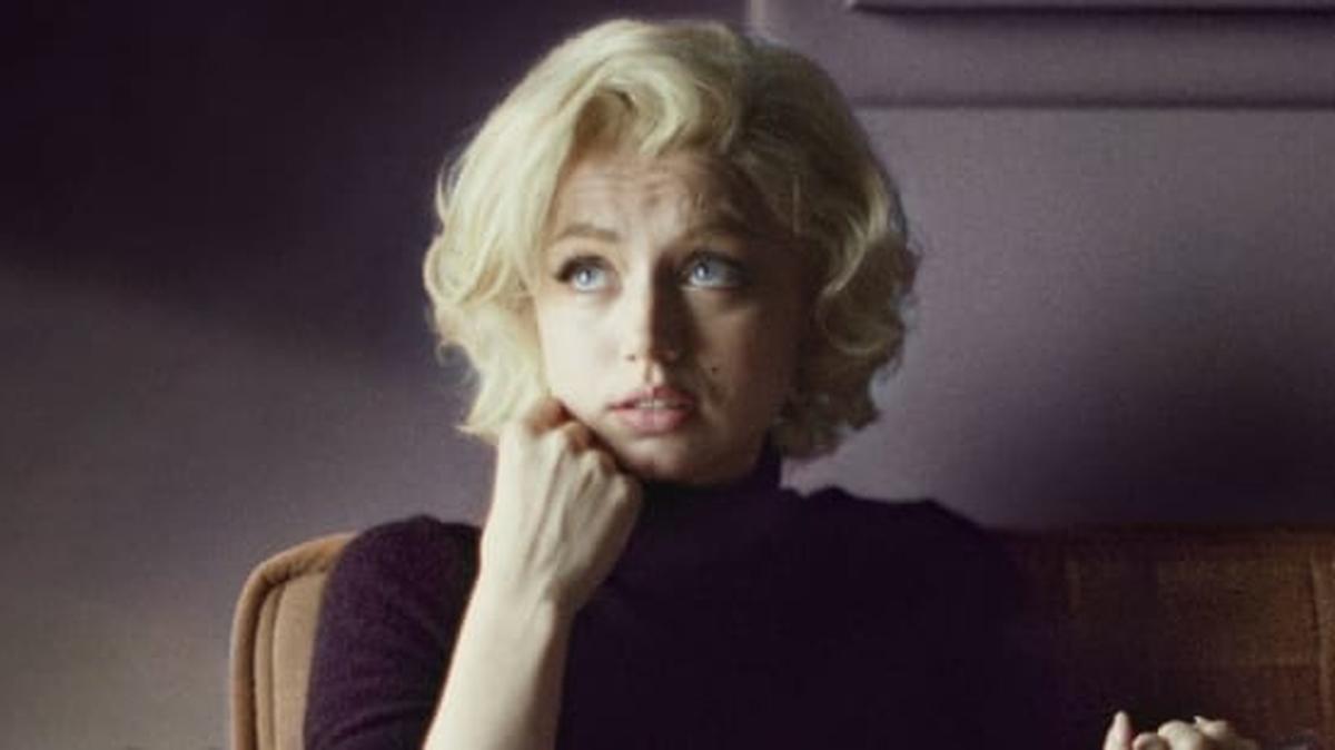 Ana de Armas as Marilyn Monroe in “Blonde” Netflix