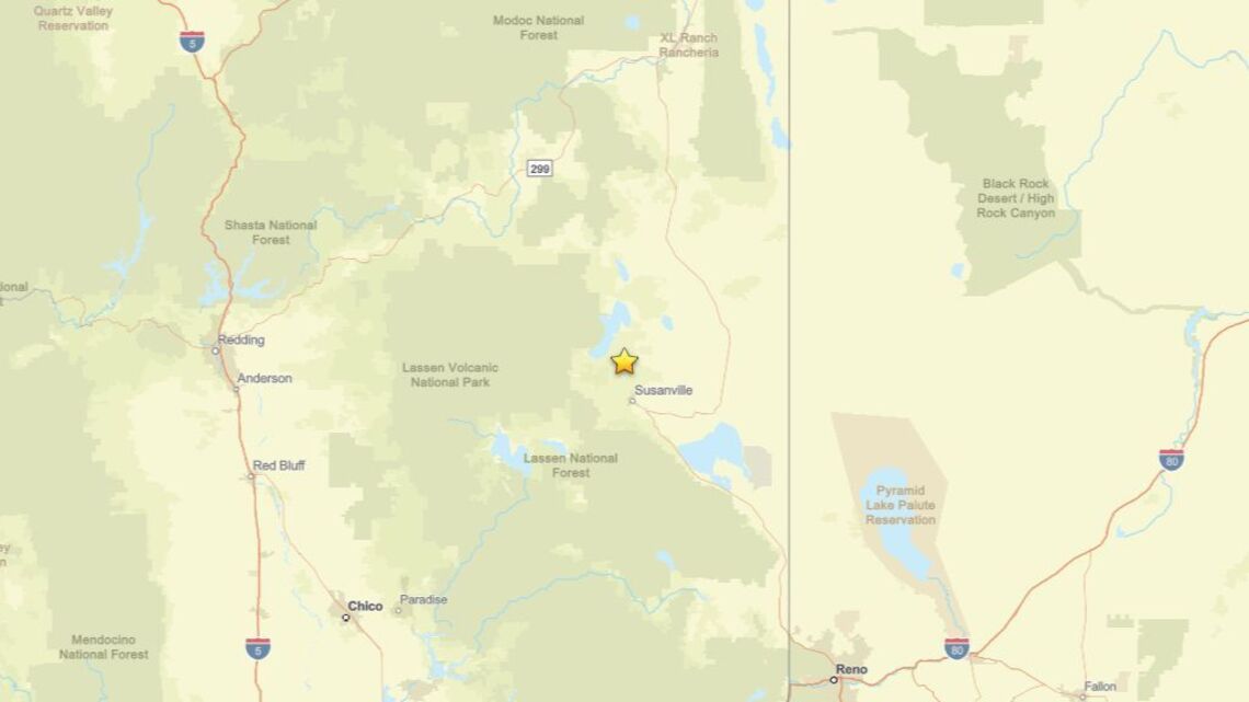 Seismic activity on June 16: Earthquake near Susanville, CA detected - magnitude 2.1 