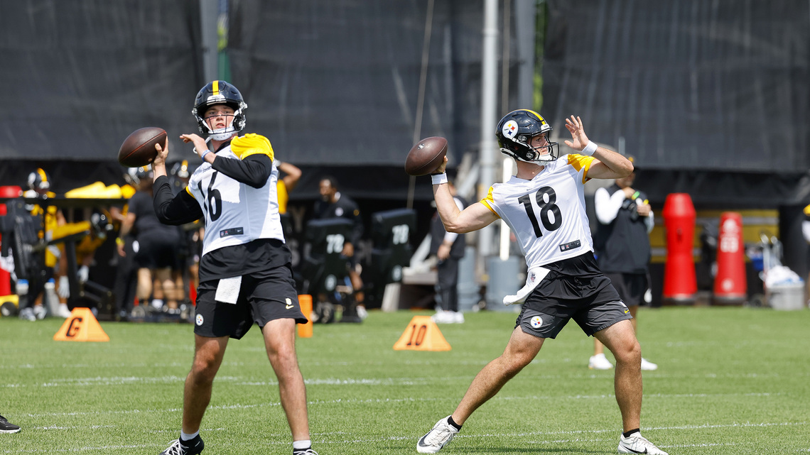 Young Steelers QBs Will Howard and Drew Allar will take center stage in Friday's preseason game 