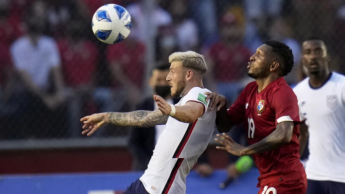 Paul Arriola, left, pictured here playing for the U.S. in a World Cup qualifying match in October, could be traded from DC United to Charlotte FC.