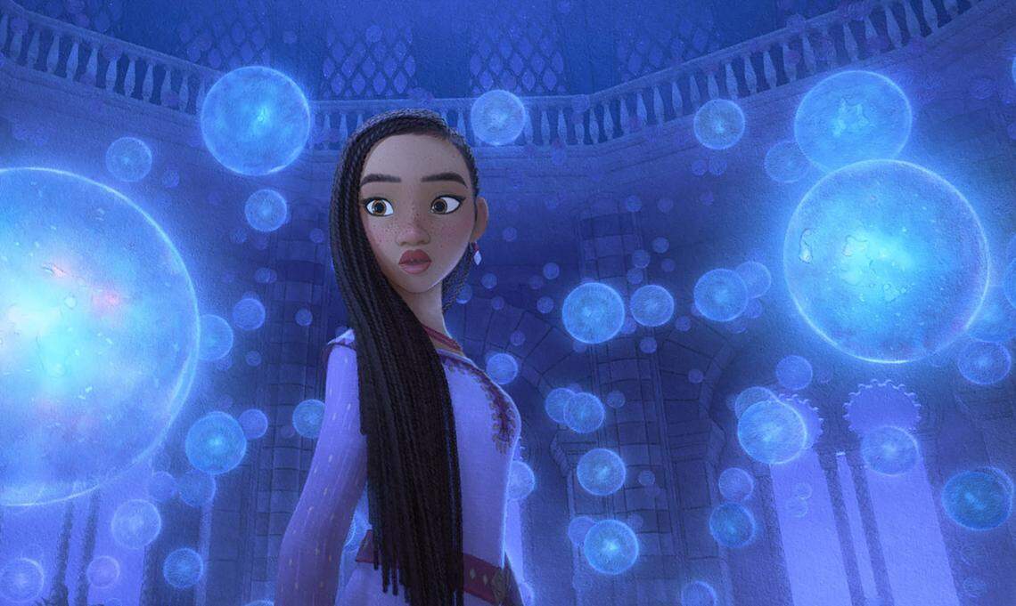 Ariana DeBose voices Asha in Disney’s “Wish.”