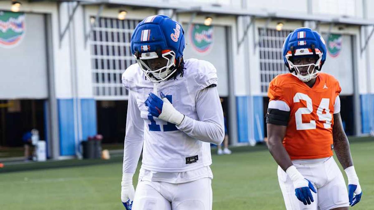  LJ McCray was one of Florida's biggest breakout players during spring camp. | Kyle Lander / Florida Gators on SI 