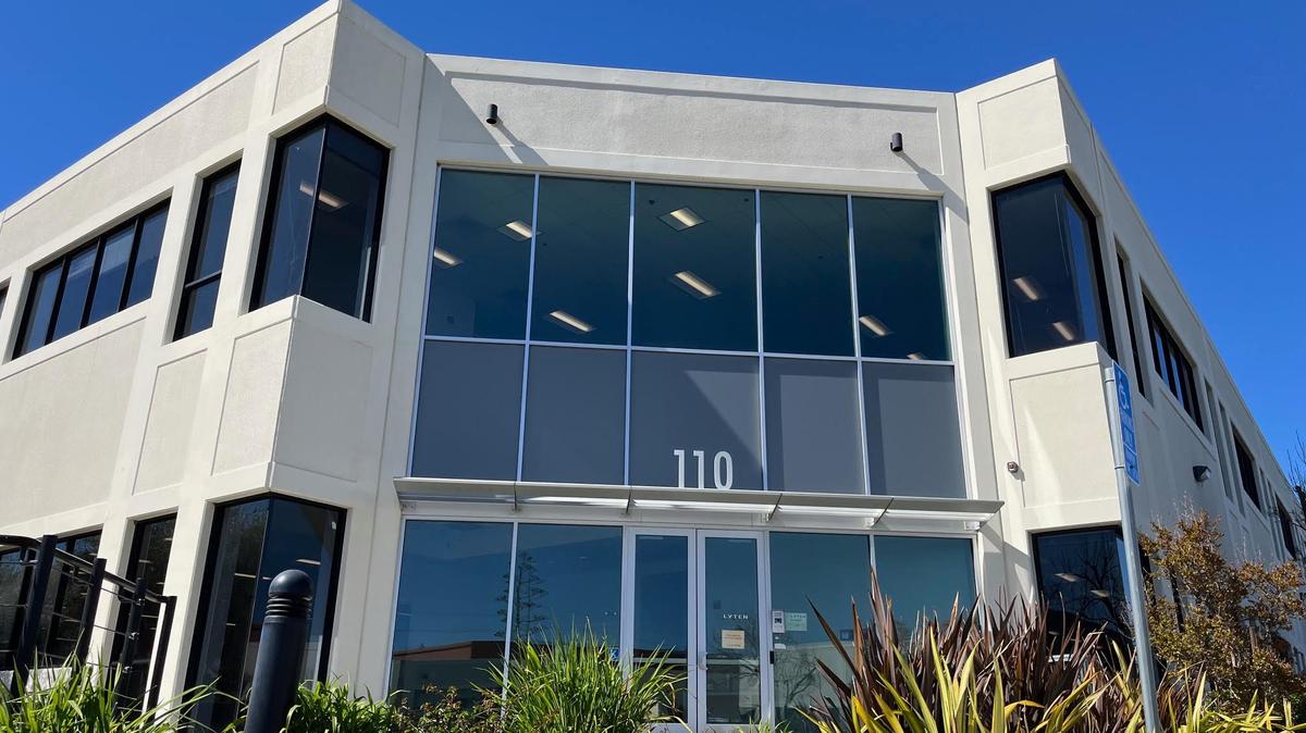 110 Baytech Drive, an office building located in north San Jose's Alviso district. 



(George Avalos/Bay Area News Group)